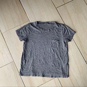 Madewell heather grey pocket tee